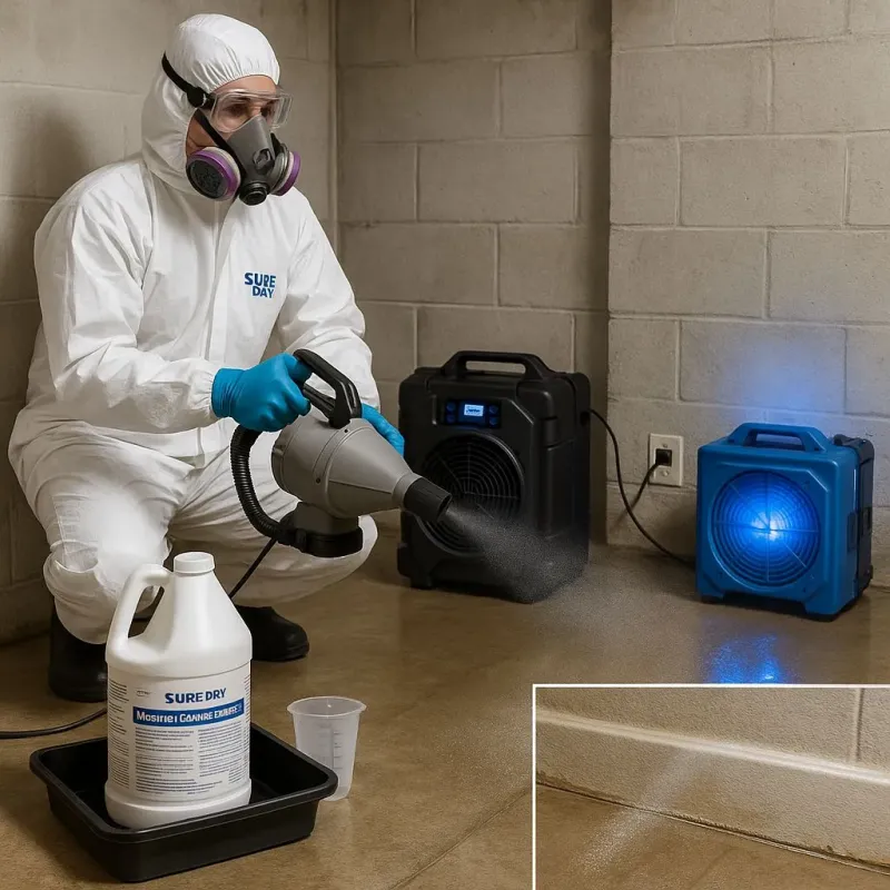 Sanitization and Odor Removal process in Roseville, MN