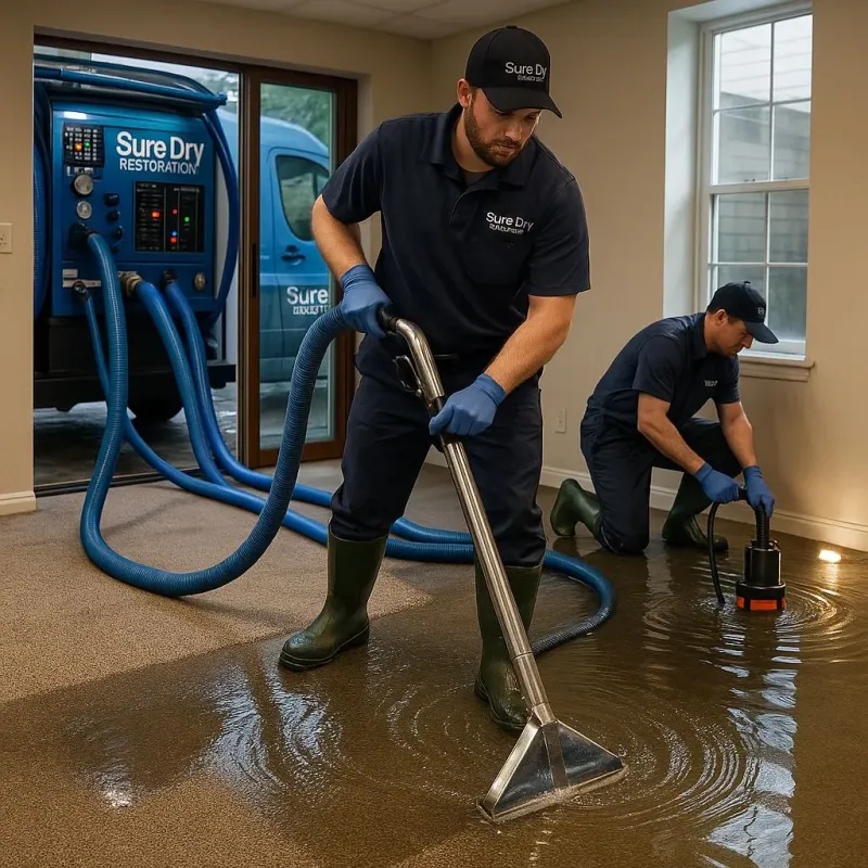 Water Extraction and Removal process in Roseville, MN